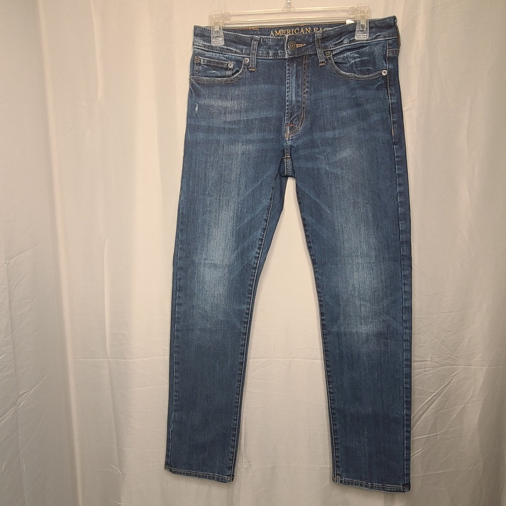 American Eagle‎ Jeans Mens 29x30 Blue 360 Extreme Flex Slim Straight Denim Pants